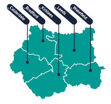 West Yorkshire Map