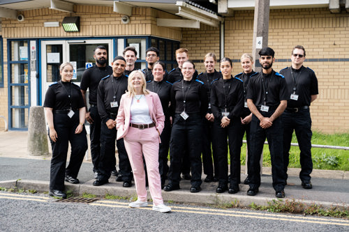 Mayor of West Yorkshire with new PCSOs