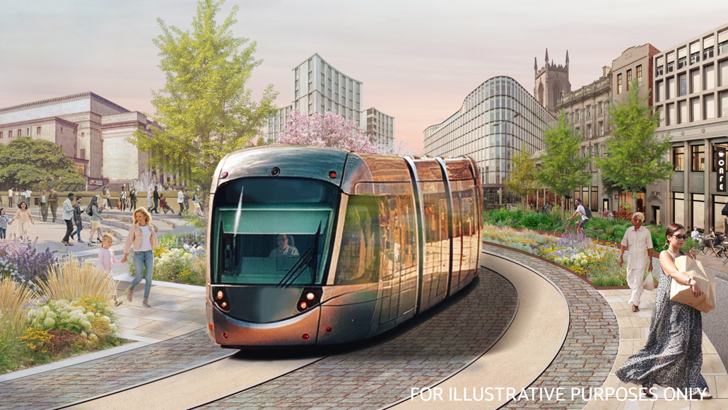 Mass Transit Illustration Leeds