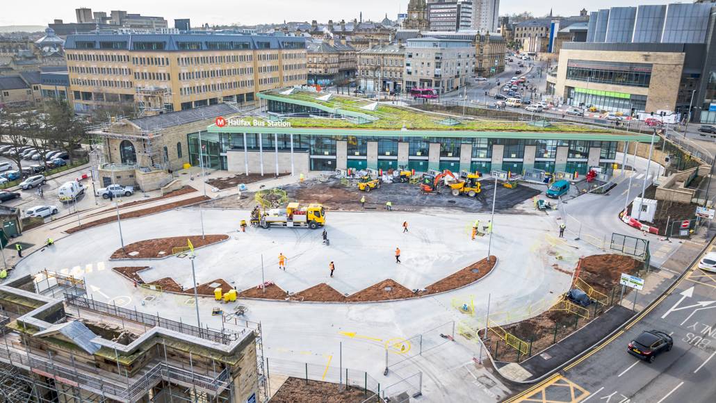 Halifax Bus Station Hardicrete And Line Marking February 2024 (1)