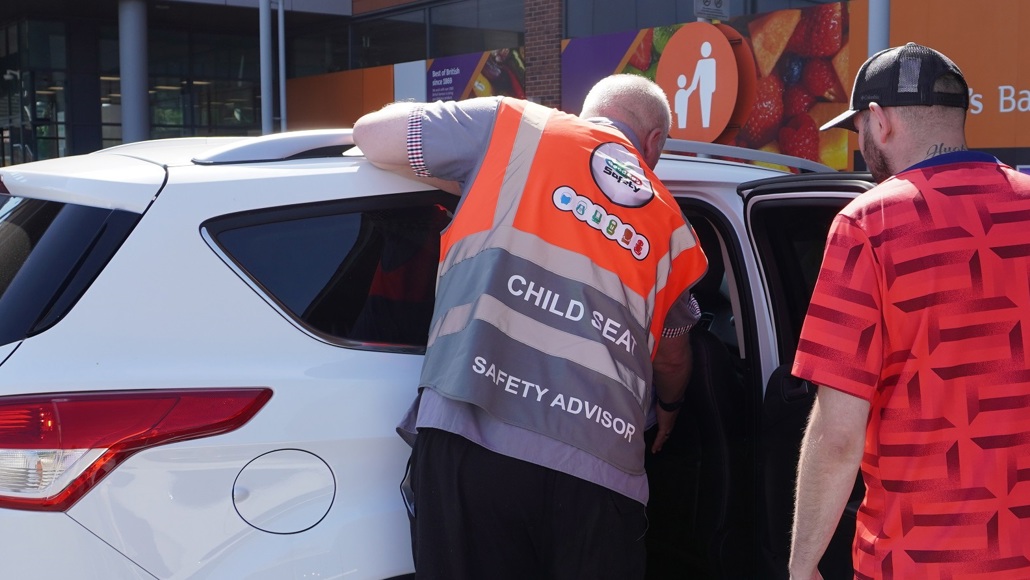 car seat check banner