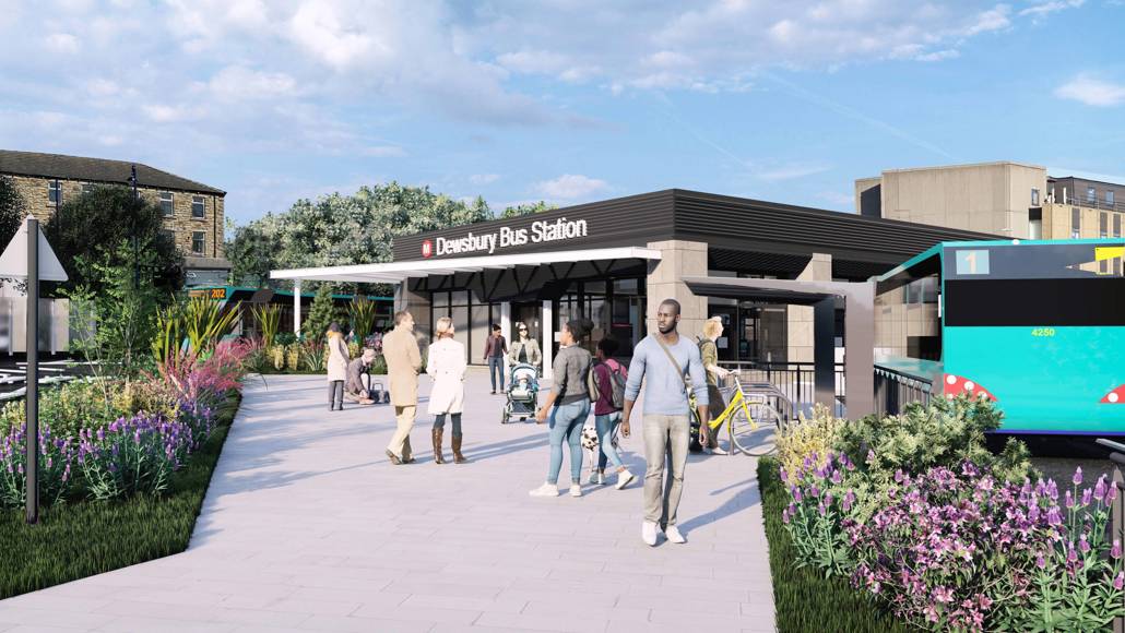Dewsbury Bus Station CGI External